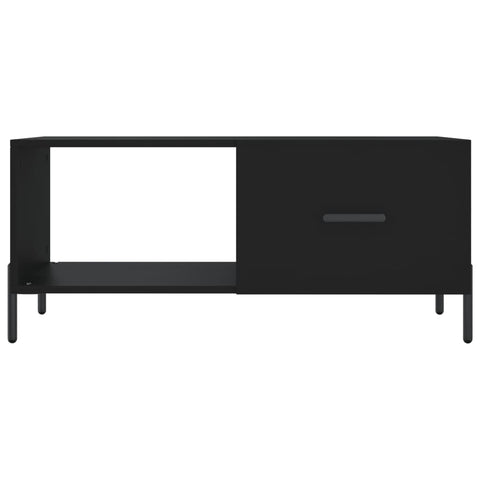 vidaXL Coffee Table Black 90x50x40 cm Engineered Wood
