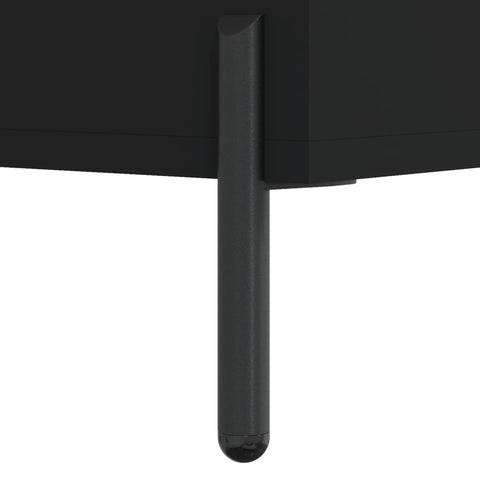 vidaXL Coffee Table Black 90x50x40 cm Engineered Wood