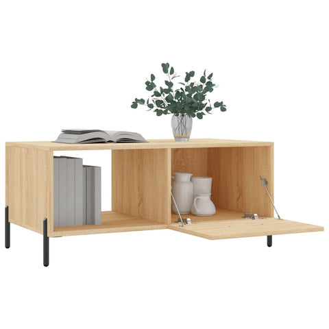 vidaXL Coffee Table Sonoma Oak 90x50x40 cm Engineered Wood