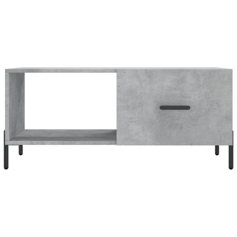 vidaXL Coffee Table Concrete Grey 90x50x40 cm Engineered Wood