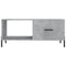 vidaXL Coffee Table Concrete Grey 90x50x40 cm Engineered Wood