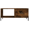 vidaXL Coffee Table Smoked Oak 90x50x40 cm Engineered Wood