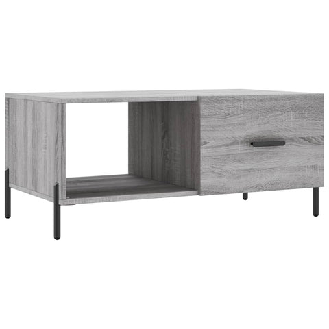 vidaXL Coffee Table Grey Sonoma 90x50x40 cm Engineered Wood