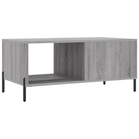 vidaXL Coffee Table Grey Sonoma 90x50x40 cm Engineered Wood
