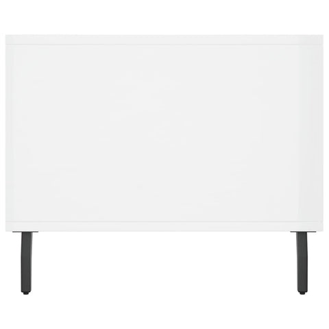 vidaXL Coffee Table High Gloss White 90x50x40 cm Engineered Wood