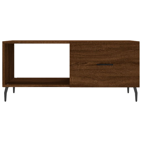 vidaXL Coffee Table Brown Oak 90x50x40 cm Engineered Wood