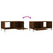 vidaXL Coffee Table Brown Oak 90x50x40 cm Engineered Wood