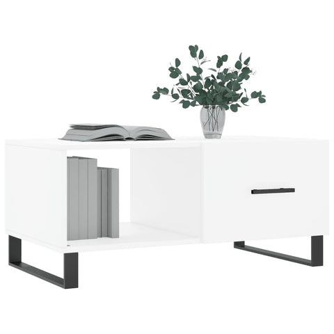 vidaXL Coffee Table White 90x50x40 cm Engineered Wood