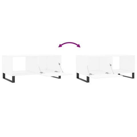 vidaXL Coffee Table White 90x50x40 cm Engineered Wood