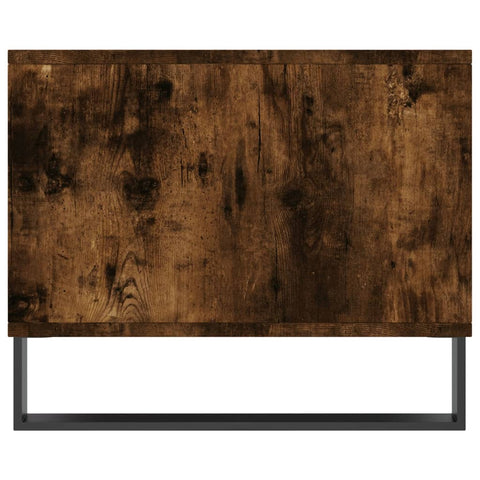 vidaXL Coffee Table Smoked Oak 90x50x40 cm Engineered Wood