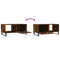 vidaXL Coffee Table Smoked Oak 90x50x40 cm Engineered Wood