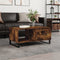 vidaXL Coffee Table Smoked Oak 90x50x40 cm Engineered Wood