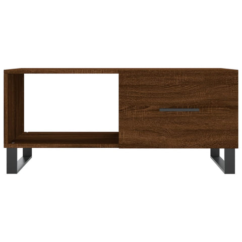 vidaXL Coffee Table Brown Oak 90x50x40 cm Engineered Wood
