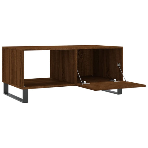 vidaXL Coffee Table Brown Oak 90x50x40 cm Engineered Wood