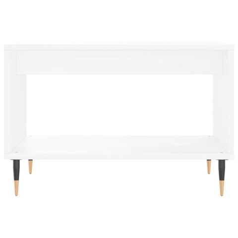 vidaXL Coffee Table White 60x50x40 cm Engineered Wood