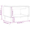 vidaXL Coffee Table White 60x50x40 cm Engineered Wood