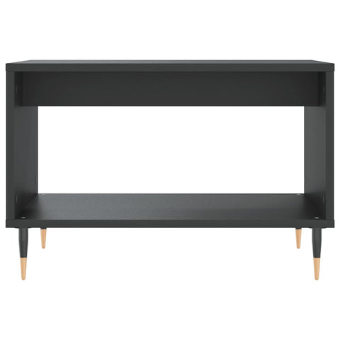 vidaXL Coffee Table Black 60x50x40 cm Engineered Wood