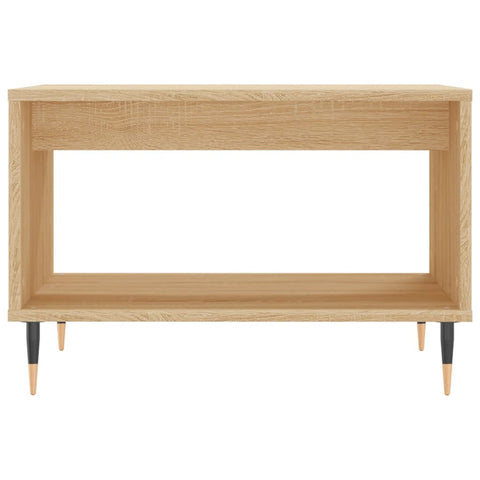 vidaXL Coffee Table Sonoma Oak 60x50x40 cm Engineered Wood