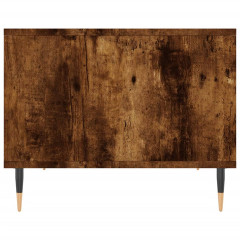 vidaXL Coffee Table Smoked Oak 60x50x40 cm Engineered Wood