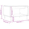 vidaXL Coffee Table Grey Sonoma 60x50x40 cm Engineered Wood