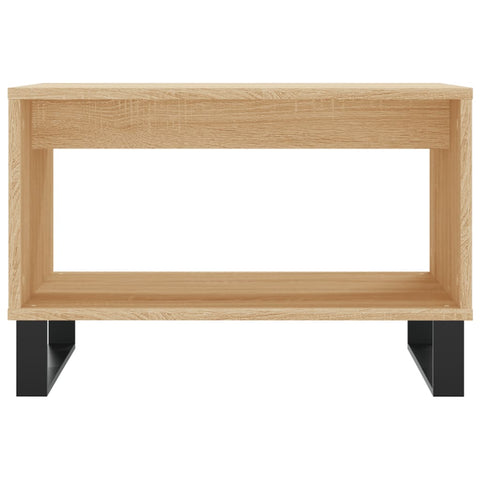 vidaXL Coffee Table Sonoma Oak 60x50x40 cm Engineered Wood