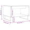 vidaXL Coffee Table Sonoma Oak 60x50x40 cm Engineered Wood