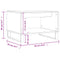 vidaXL Coffee Table Concrete Grey 60x50x40 cm Engineered Wood