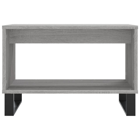 vidaXL Coffee Table Grey Sonoma 60x50x40 cm Engineered Wood
