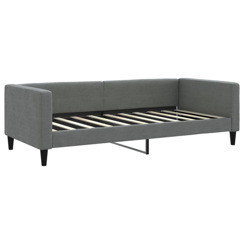 vidaXL Daybed with Trundle without Mattress Dark Grey 90x190 cm Single