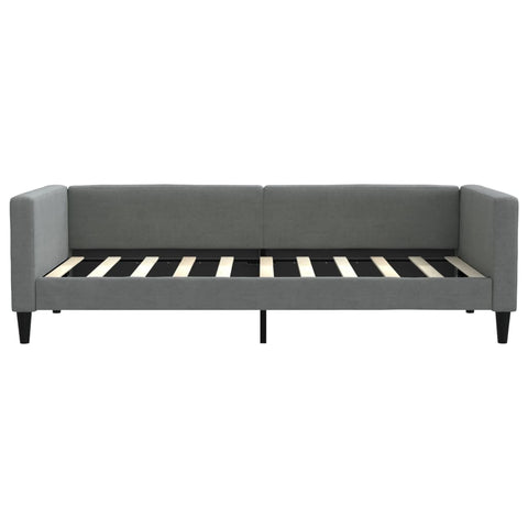 vidaXL Daybed with Trundle without Mattress Dark Grey 90x190 cm Single