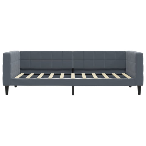 vidaXL Daybed with Trundle without Mattress Dark Grey 90x190 cm Single