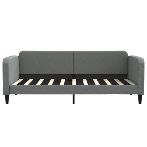 vidaXL Daybed with Trundle without Mattress Dark Grey 90x190 cm Single