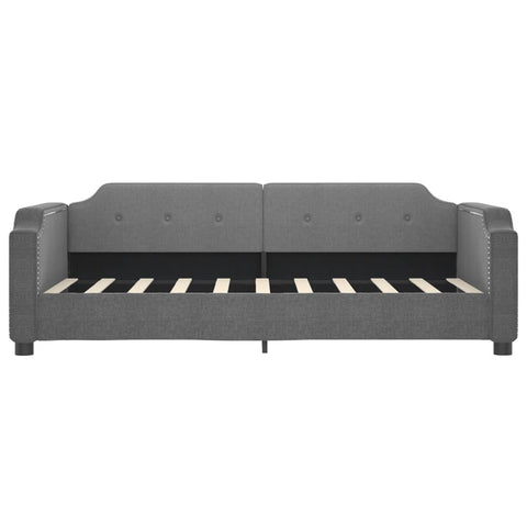 vidaXL Daybed with Trundle without Mattress Dark Grey 90x190 cm Single