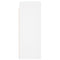 vidaXL Wall Mounted Cabinets 2 pcs White Engineered Wood