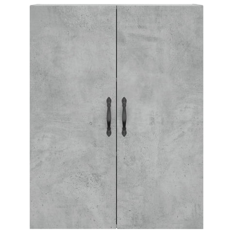 vidaXL Wall Mounted Cabinets 2 pcs Concrete Grey Engineered Wood