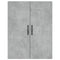 vidaXL Wall Mounted Cabinets 2 pcs Concrete Grey Engineered Wood