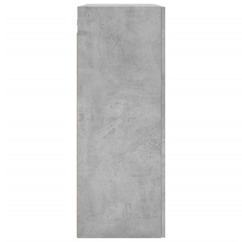 vidaXL Wall Mounted Cabinets 2 pcs Concrete Grey Engineered Wood