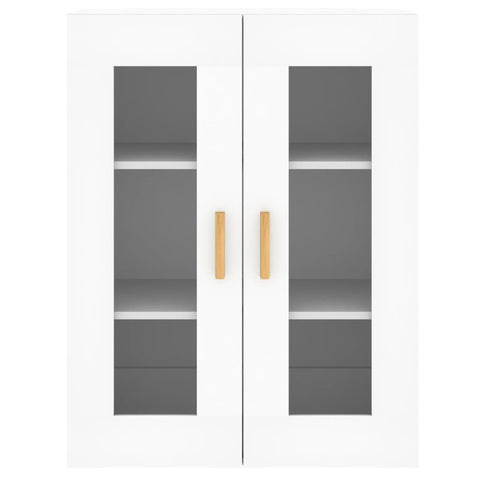 vidaXL Wall Mounted Cabinets 2 pcs White Engineered Wood