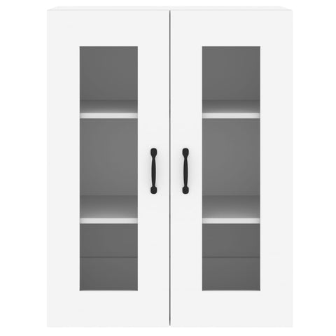 vidaXL Wall Mounted Cabinets 2 pcs White Engineered Wood