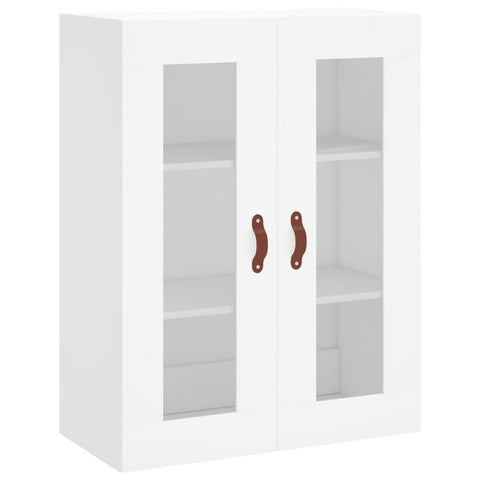 vidaXL Wall Mounted Cabinets 2 pcs White Engineered Wood