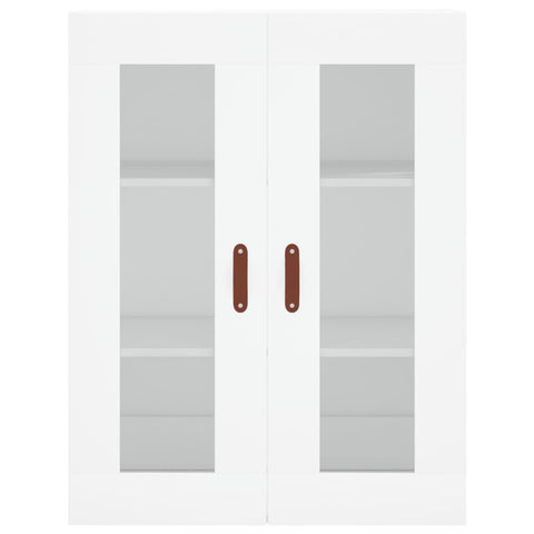 vidaXL Wall Mounted Cabinets 2 pcs White Engineered Wood