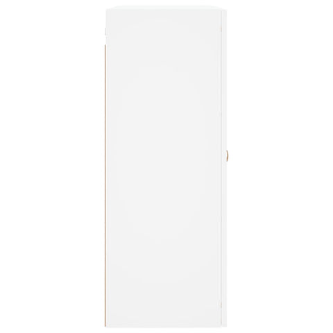 vidaXL Wall Mounted Cabinets 2 pcs White Engineered Wood