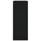 vidaXL Wall Mounted Cabinets 2 pcs Black Engineered Wood