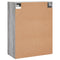 vidaXL Wall Mounted Cabinets 2 pcs Grey Sonoma Engineered Wood