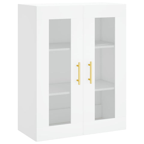 vidaXL Wall Mounted Cabinets 2 pcs White Engineered Wood