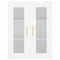 vidaXL Wall Mounted Cabinets 2 pcs White Engineered Wood
