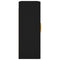vidaXL Wall Mounted Cabinets 2 pcs Black Engineered Wood