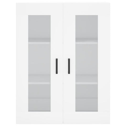 vidaXL Wall Mounted Cabinets 2 pcs White Engineered Wood