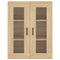 vidaXL Wall Mounted Cabinets 2 pcs Sonoma Oak Engineered Wood