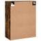 vidaXL Wall Mounted Cabinets 2 pcs Smoked Oak Engineered Wood